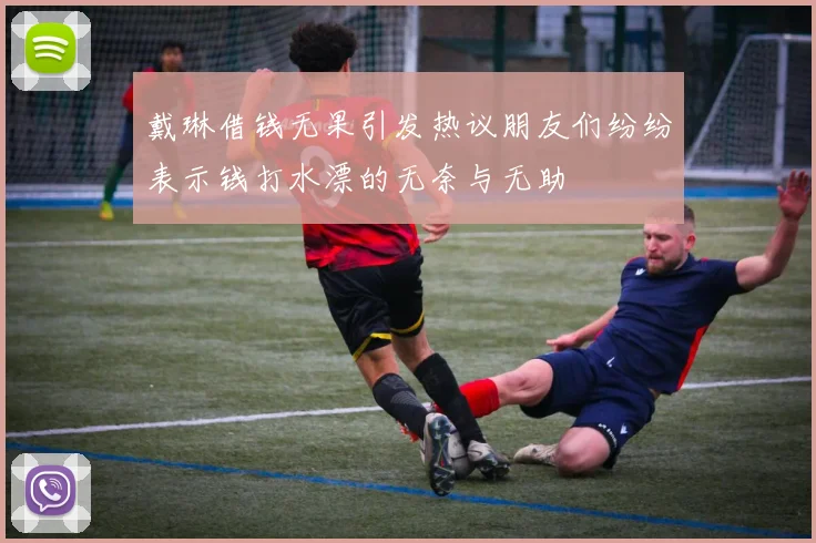 戴琳借钱无果引发热议朋友们纷纷表示钱打水漂的无奈与无助